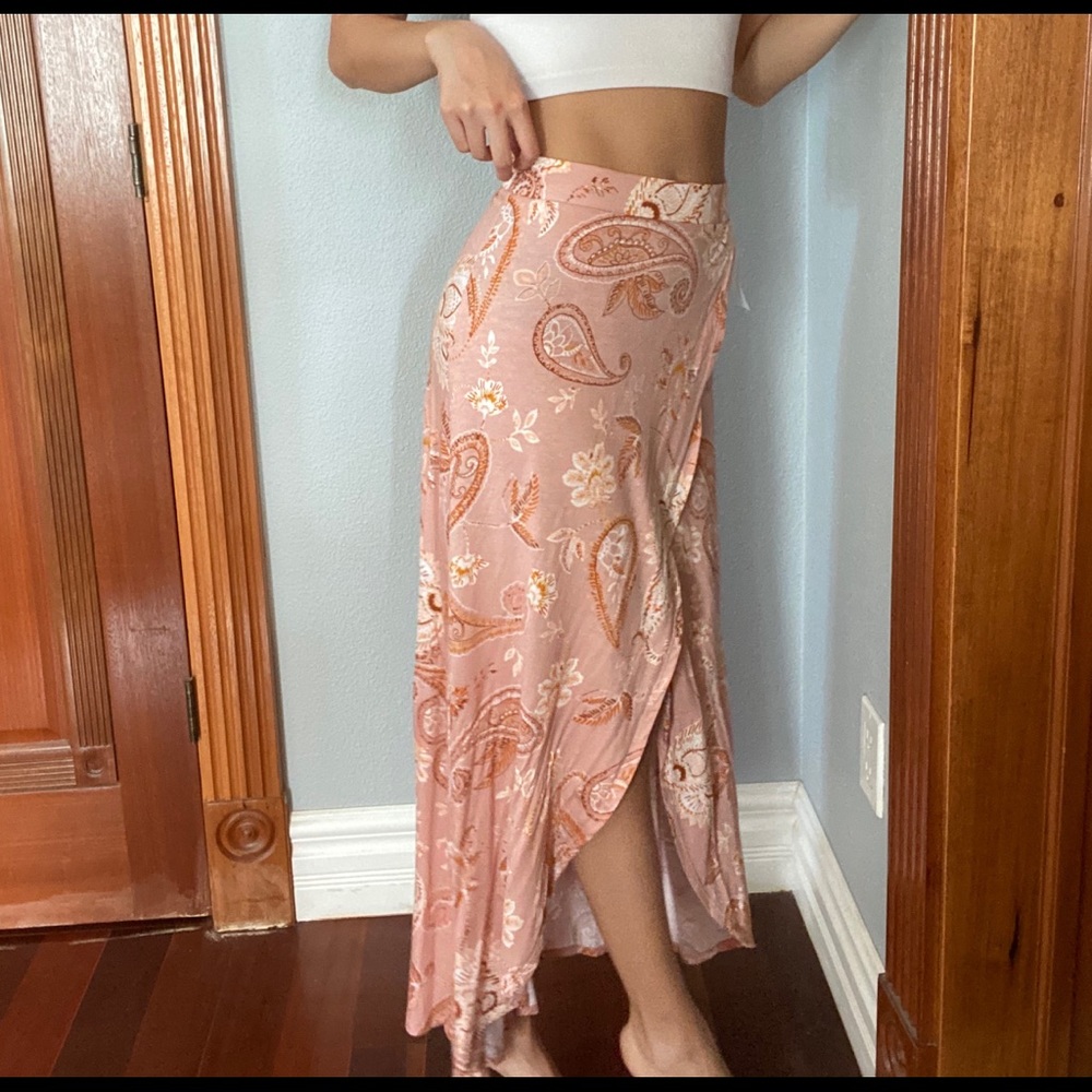 Charlotte Russe Long Pattern Skirt size Small